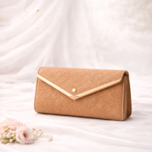 Beige Clutch Bag